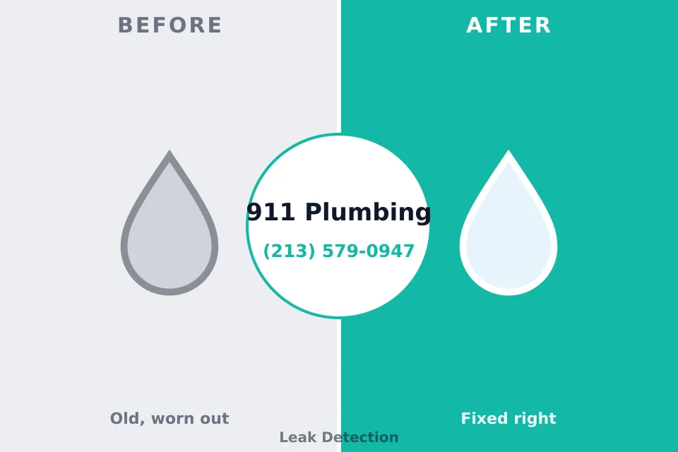 Before and after: plumbing company Tacoma, WA